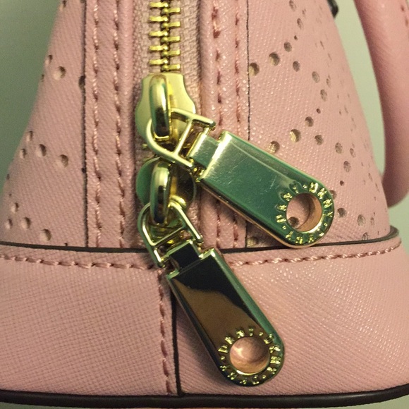 DKNY Bryant Park Dome Pink Leather Mini Satchel - Picture 7 of 12